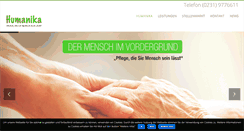 Desktop Screenshot of humanika.de