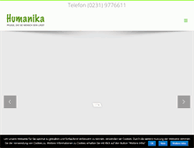 Tablet Screenshot of humanika.de